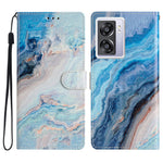Oppo A57 4G / A57 (2022) 5G / A77 5G PU-læderpung med flipcover, mønstertryk, TPU-inderskal, magnetisk lukning, stativfunktion og rem