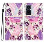 For Oppo Reno8 Lite 5G / Reno7 Z 5G PU Leather Wallet Case Magnetic Closure Stand Full Protection Folio Flip Pattern Printing Phone Cover with Strap