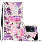 For Oppo Reno8 Lite 5G / Reno7 Z 5G PU Leather Wallet Case Magnetic Closure Stand Full Protection Folio Flip Pattern Printing Phone Cover with Strap