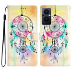 For Oppo Reno8 Lite 5G / Reno7 Z 5G PU Leather Wallet Case Magnetic Closure Stand Full Protection Folio Flip Pattern Printing Phone Cover with Strap