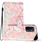 For Oppo A54 5G / A74 5G / A93 5G  Pattern Printing Folding Stand Wallet Case PU Leather Magnetic Closure Flip Protective Phone Cover with Strap