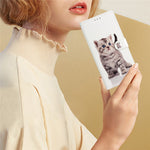 Til Samsung Galaxy A53 5G PU-læderpung Telefoncover Magnetisk Lukning Mønsterprint Stander Stødsikkert Cover med Rem