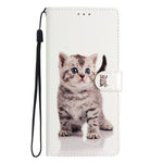 Til Samsung Galaxy A53 5G PU-læderpung Telefoncover Magnetisk Lukning Mønsterprint Stander Stødsikkert Cover med Rem