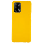 For Oppo A74 4G / F19 / F19s Rubberized Matte Anti-scratch Hard PC Case Drop-proof Phone Cover