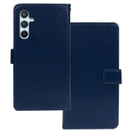 IDEWEI magnetisk cover til Samsung Galaxy A54 5G med Crazy Horse-tekstur, støttefunktion, pung, PU-læder og anti-fald, flip-folio-mobilcover