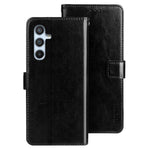 IDEWEI-stødsikkert flip-pungcover med stativ til Samsung Galaxy A54 5G, PU-lædercover med Crazy Horse-struktur