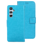 IDEWEI-stødsikkert flip-pungcover med stativ til Samsung Galaxy A54 5G, PU-lædercover med Crazy Horse-struktur