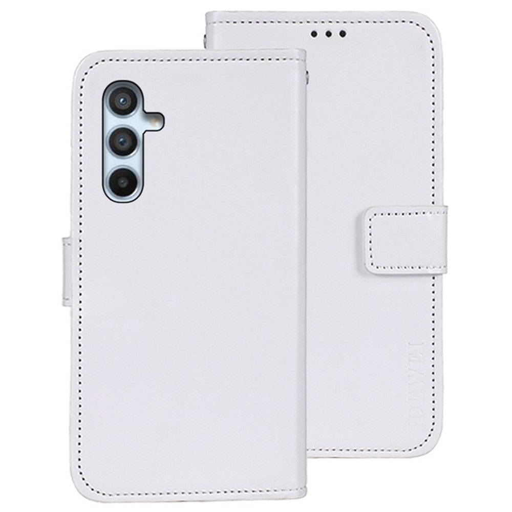 IDEWEI-stødsikkert flip-pungcover med stativ til Samsung Galaxy A54 5G, PU-lædercover med Crazy Horse-struktur