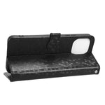 For Huawei nova Y61 4G Dot Pattern Imprinted Phone Cover PU Leather Shockproof Wallet Stand Cover with Strap