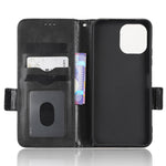 For Huawei nova Y61 4G PU Leather Stand Case Imprinted Triangle Pattern Magnetic Clasp Phone Wallet Cover with Hand Strap