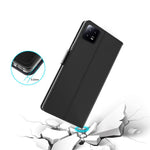 Stødsikkert PU-læderetui til Xiaomi 13 Pro 5G, smartphonecover med kortholder, stativ, dobbelt magnetisk spænde, ridsefast mobilcover med makeup-spejl