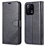 AZNS for Xiaomi 13 Pro 5G Shockproof Phone Flip Wallet Case Anti-scratch PU Leather Phone Cover with Viewing Stand