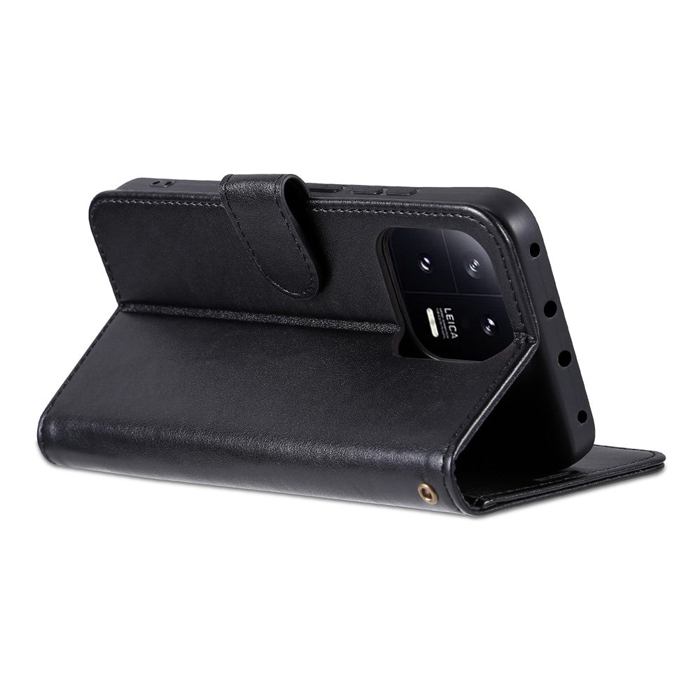 AZNS for Xiaomi 13 Pro 5G Shockproof Phone Flip Wallet Case Anti-scratch PU Leather Phone Cover with Viewing Stand