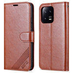 AZNS for Xiaomi 13 Pro 5G Shockproof Phone Flip Wallet Case Anti-scratch PU Leather Phone Cover with Viewing Stand