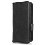 Imprinted Triangle Pattern Phone Cover For Xiaomi 13 5G Wallet Stand Anti-scratch PU Leather Smartphone Case with Hand Strap