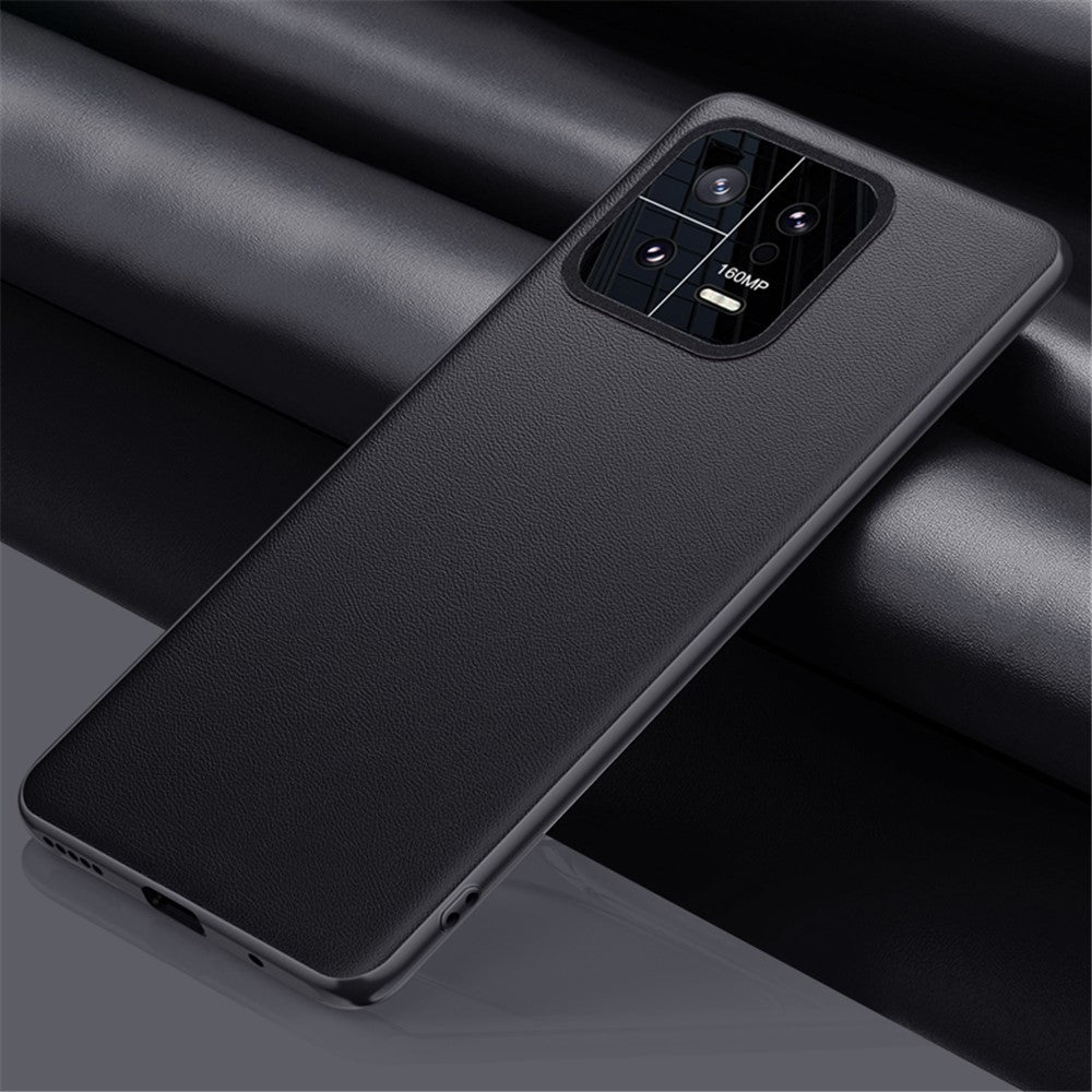 For Xiaomi 13 5G Metal Lens Design Camera Protection Phone Case PU Leather Coated TPU + PC Shockproof Cover (2nd Gen)