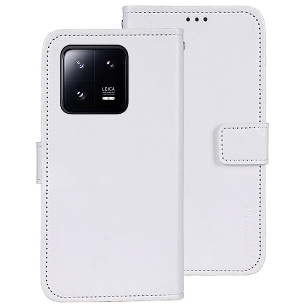 IDEWEI For Xiaomi 13 Pro 5G Crazy Horse Texture PU Leather Shockproof Case Stand Wallet Folio Flip Phone Cover