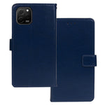 IDEWEI For Huawei Enjoy 50z 4G Anti-scratch Wallet Stand Phone Case Crazy Horse Texture PU Leather + TPU Cover