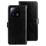 IDEWEI For Xiaomi 13 5G Crazy Horse Texture PU Leather Phone Wallet Cover Foldable Stand Folio Flip Case