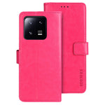 IDEWEI For Xiaomi 13 5G Crazy Horse Texture PU Leather Phone Wallet Cover Foldable Stand Folio Flip Case