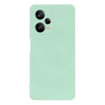 For Xiaomi Redmi Note 12 Pro+ 5G Liquid Silicone Phone Case Soft Liner Anti-scratch Back Cover with Strap