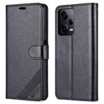 AZNS For Xiaomi Redmi Note 12 Pro 5G / 12 Pro Speed 5G / Poco X5 Pro 5G PU Leather Stand Wallet Cover with Strap