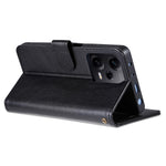AZNS For Xiaomi Redmi Note 12 Pro+ 5G Textured PU Leather Full Protection Phone Cover Stand Wallet Folio Flip Case