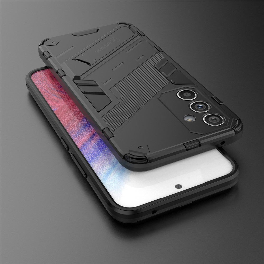Anti-scratch Phone Cover for Samsung Galaxy A54 5G, Anti-drop Hard PC Soft TPU Hybrid Phone Case Kickstand
