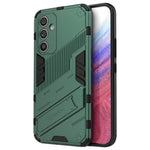 Anti-scratch Phone Cover for Samsung Galaxy A54 5G, Anti-drop Hard PC Soft TPU Hybrid Phone Case Kickstand