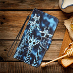 For Samsung Galaxy A34 5G Cross Texture PU Leather Flip Protective Case Pattern Printing Magnetic Stand Wallet Cover with Strap