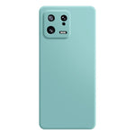 Rubberized Cellphone Shell TPU Case for Xiaomi 13 5G, Microfiber Lining Design Straight Edge Protective Cover