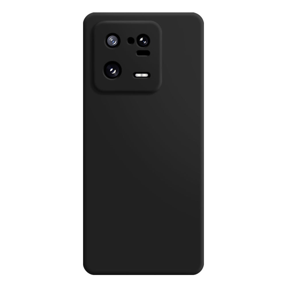 Gummerat mobilmobilskyddsskal i TPU för Xiaomi 13 Pro 5G, mikrofiberfoderdesign med raka kanter