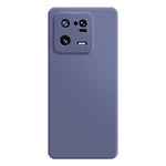 Gummerat mobilmobilskyddsskal i TPU för Xiaomi 13 Pro 5G, mikrofiberfoderdesign med raka kanter