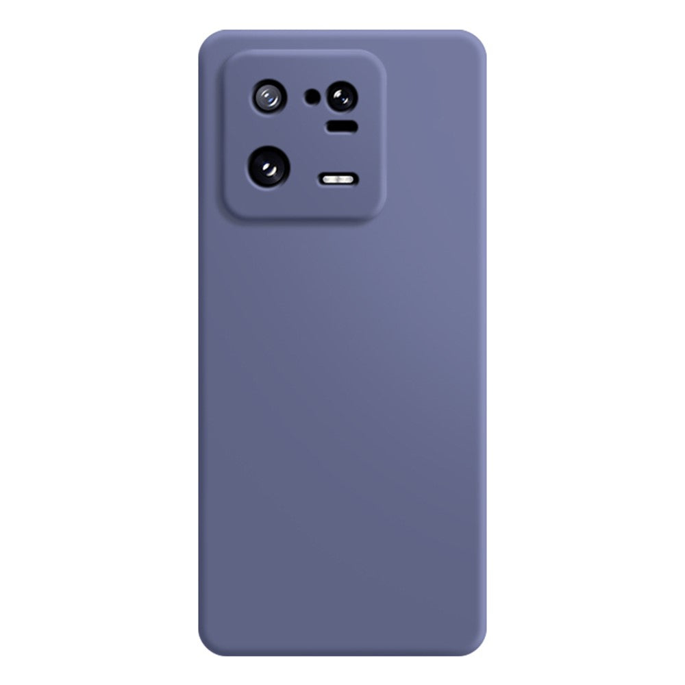 Gummerat mobilmobilskyddsskal i TPU för Xiaomi 13 Pro 5G, mikrofiberfoderdesign med raka kanter