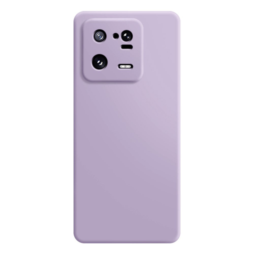 Gummerat mobilmobilskyddsskal i TPU för Xiaomi 13 Pro 5G, mikrofiberfoderdesign med raka kanter