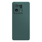 Gummerat mobilmobilskyddsskal i TPU för Xiaomi 13 Pro 5G, mikrofiberfoderdesign med raka kanter