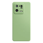 Gummerat mobilmobilskyddsskal i TPU för Xiaomi 13 Pro 5G, mikrofiberfoderdesign med raka kanter