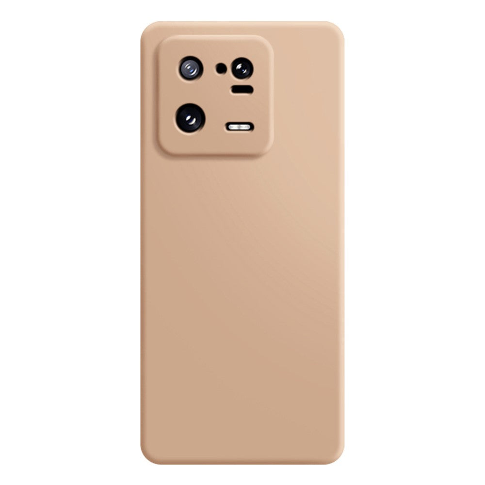 Gummerat mobilmobilskyddsskal i TPU för Xiaomi 13 Pro 5G, mikrofiberfoderdesign med raka kanter