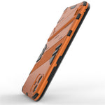 Til Samsung Galaxy A04e 4G / F04 4G / M04 4G Stødsikkert Kickstand Cover Blødt TPU Hårdt PC Anti-fald Beskyttende Telefoncover
