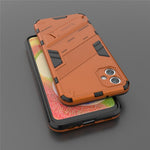 Til Samsung Galaxy A04e 4G / F04 4G / M04 4G Stødsikkert Kickstand Cover Blødt TPU Hårdt PC Anti-fald Beskyttende Telefoncover