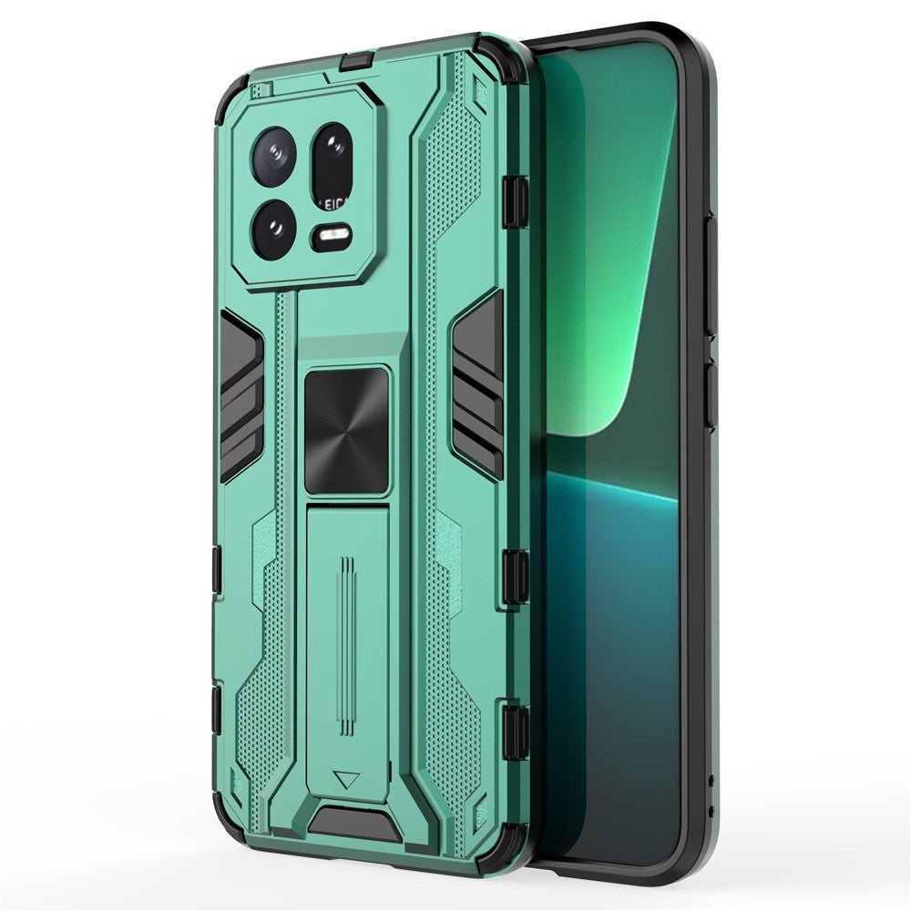 For Xiaomi 13 5G Hard PC Soft TPU Shock Absorption Case Kickstand Phone Cover Shell