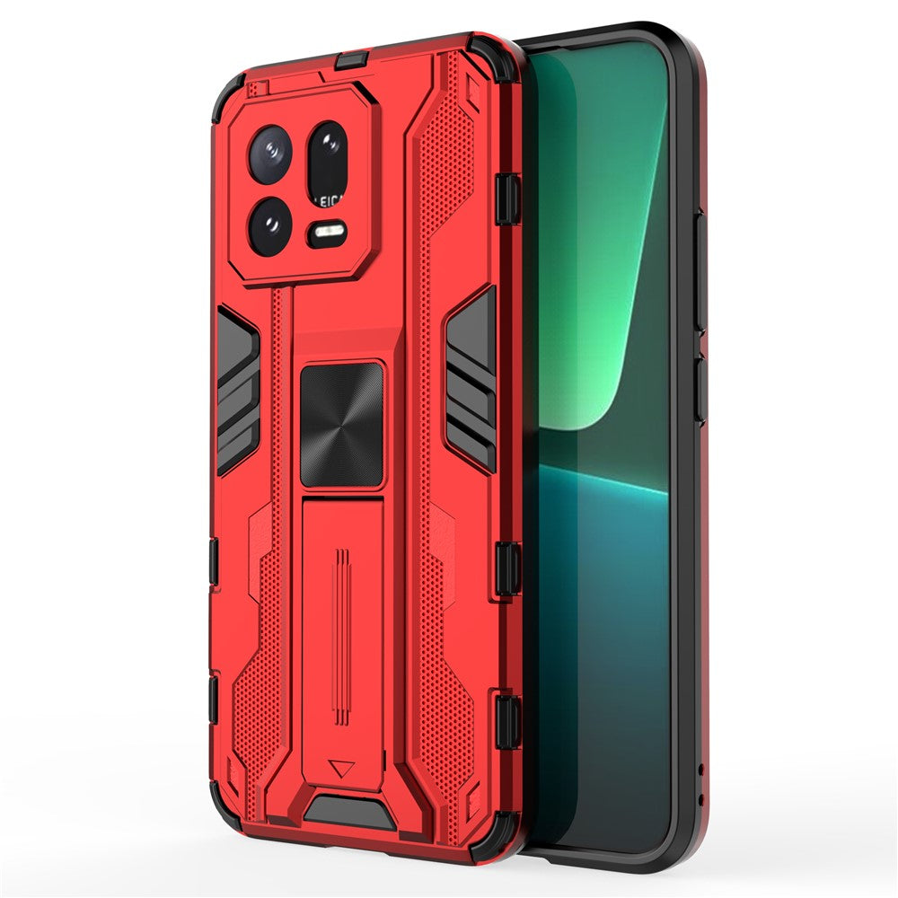 Xiaomi 13 5G Hårt PC Mjukt TPU Stötdämpande Skal Stödbensskal mobilskal