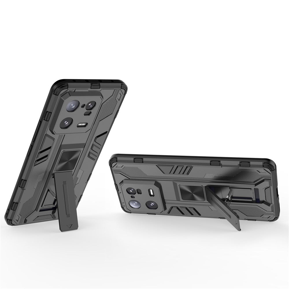 For Xiaomi 13 Pro 5G Hard PC Soft TPU Cell Phone Case Kickstand Drop-proof Back Cover