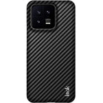 IMAK Ruiyi-serien til Xiaomi 13 5G, mobilcover med kulfibertekstur, læderbelagt PC, ridsefast mobilcover