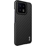 IMAK Ruiyi-serien til Xiaomi 13 5G, mobilcover med kulfibertekstur, læderbelagt PC, ridsefast mobilcover