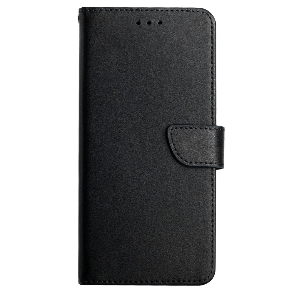 HT02 ægte læderetui til Xiaomi 13 5G, pung-etui med nappatekstur og magnetlukning