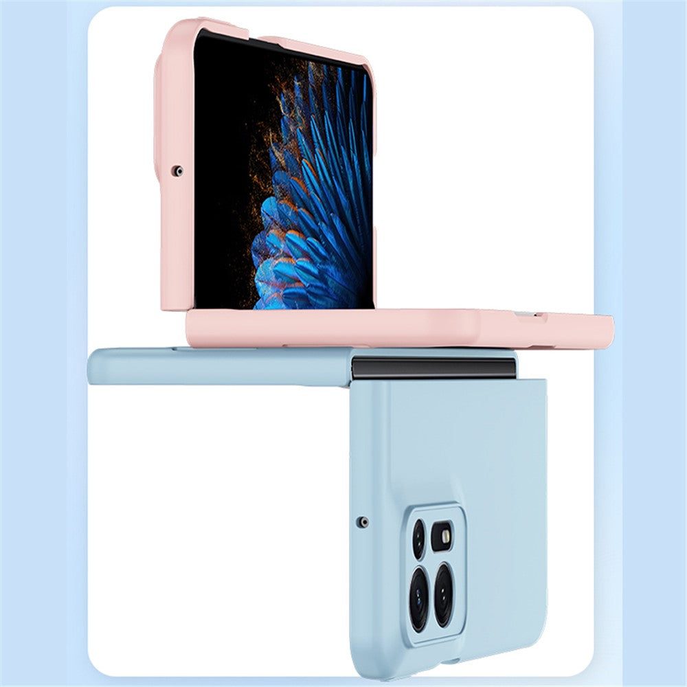 For Oppo Find N2 5G Skin-touch Feeling Hard PC Case Drop-proof Protection Cell Phone Cover