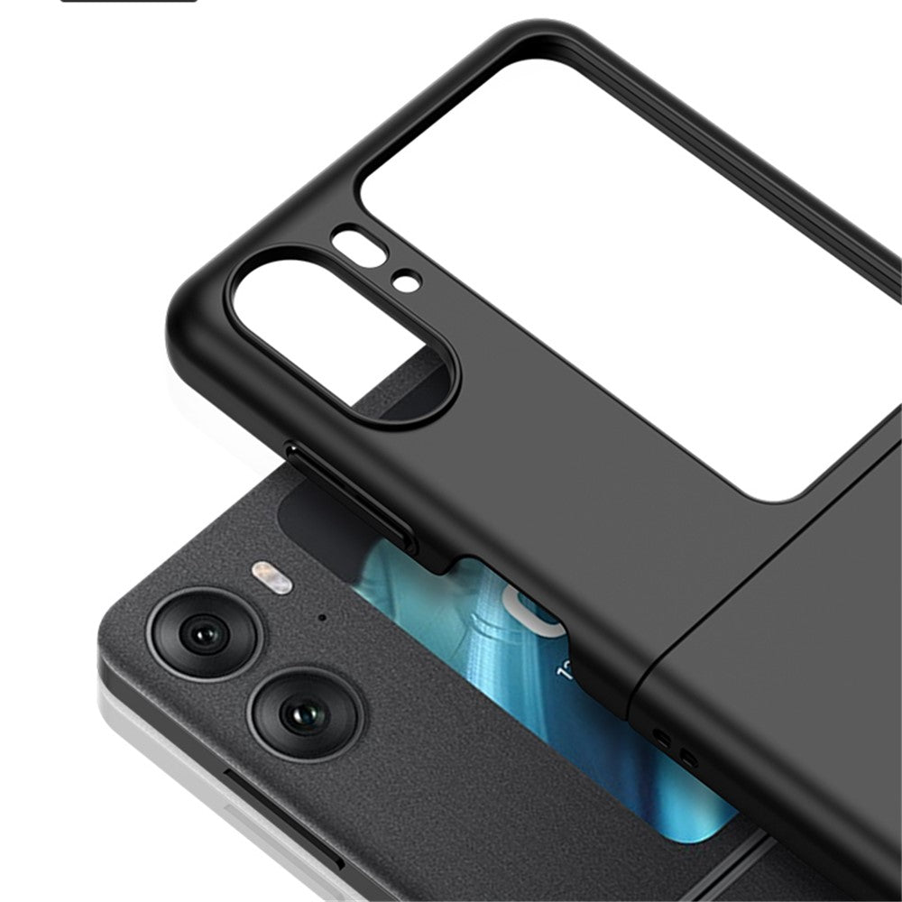 For Oppo Find N2 Flip 5G Skin-touch Feeling Drop-proof Hard PC Back Case Cell Phone Cover Protector