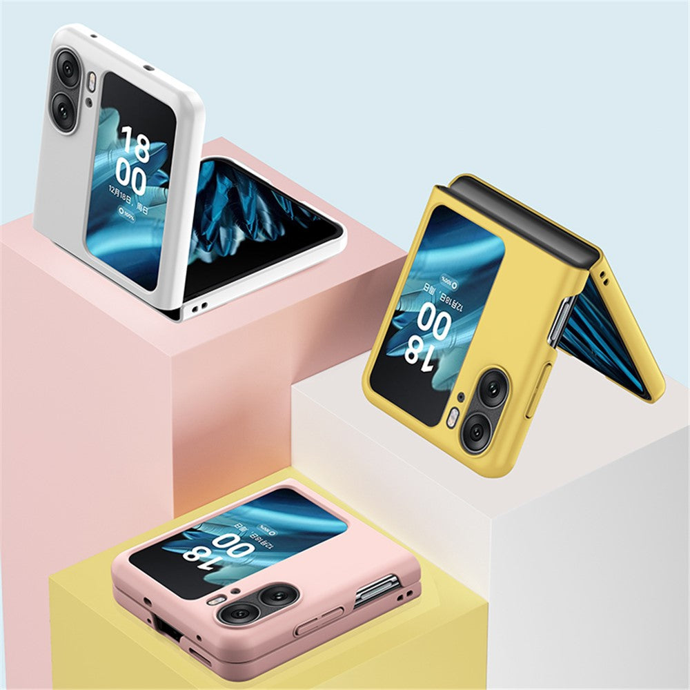 For Oppo Find N2 Flip 5G Skin-touch Feeling Drop-proof Hard PC Back Case Cell Phone Cover Protector