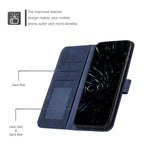 For Samsung Galaxy A54 5G Magnetic Clasp Wallet Phone Case Foldable Stand Stitching Imprinted Line PU Leather Cover